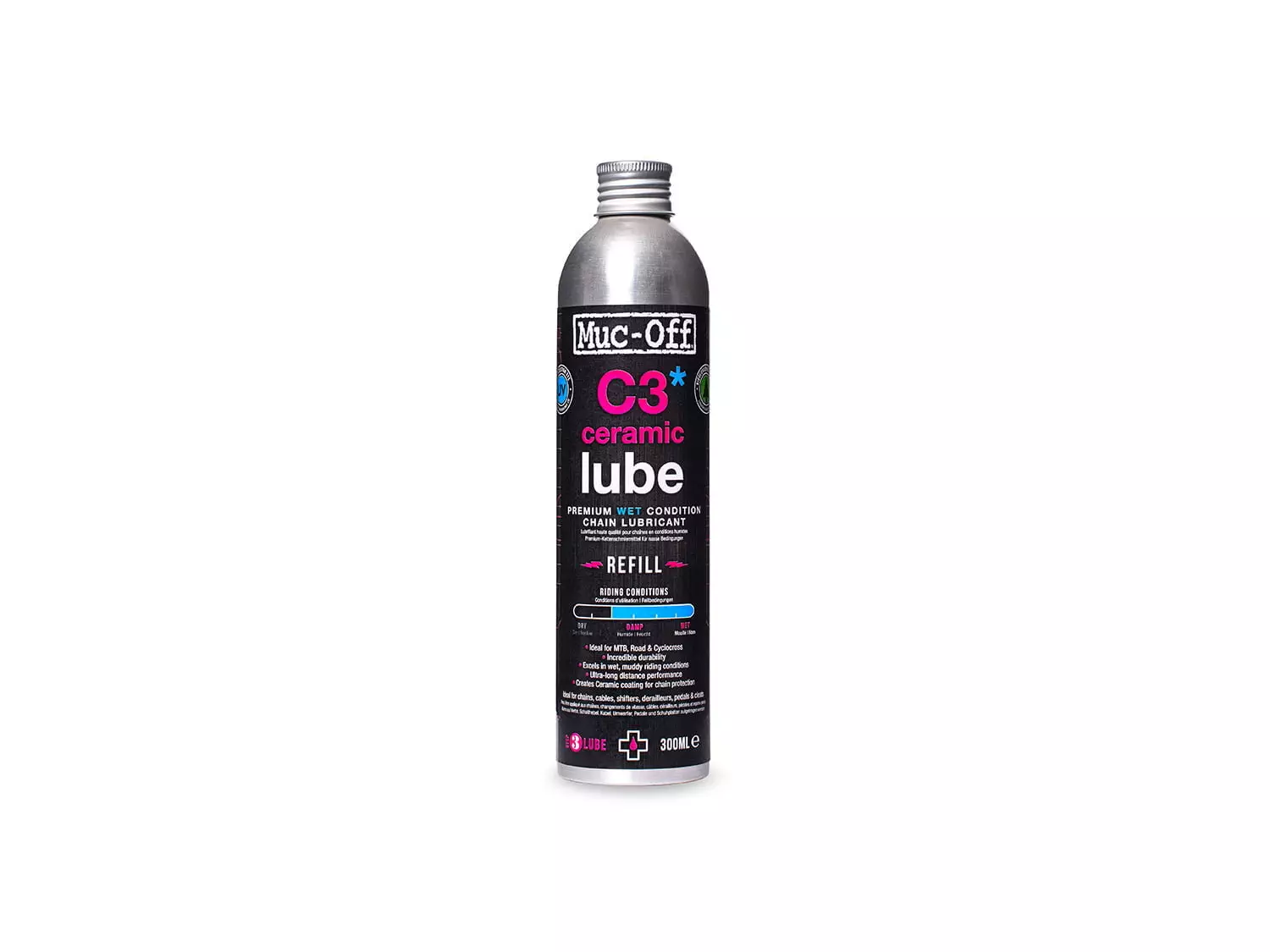 Muc Off C3 Wet Ceramic Lube 300ml - MU-LUB-2845